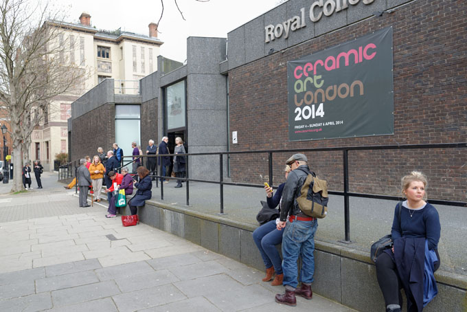 Ceramic Art London 2014 - Waiting for opening time