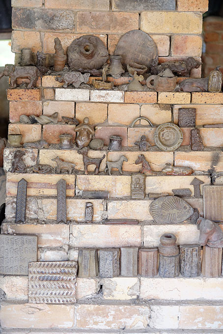 Tim Hurn working in his pottery in Dorset